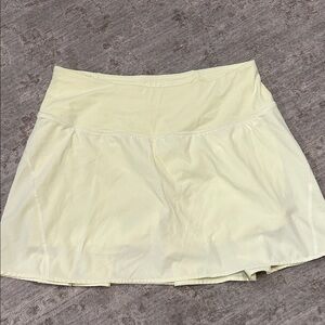 Calia Soft Yellow Athletic / tennis Skirt